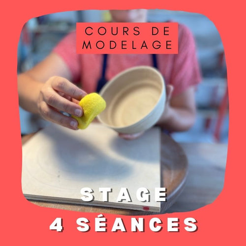 Cours de modelage /// Stage 4 séances
