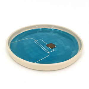 Assiettes Carré VIP /// Blue Vert
