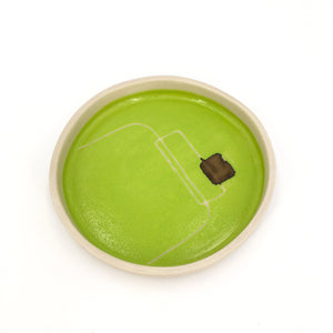 Assiettes Carré VIP /// Blue Vert
