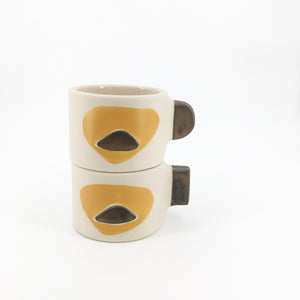 Tasse VanM. /// Jaune Or Cuivré