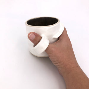 Uo) = Mug Ergonomique /// Blanc